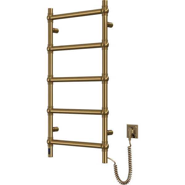 Electric heated towel rail Retro 500x1000 Sensor, right, bronze