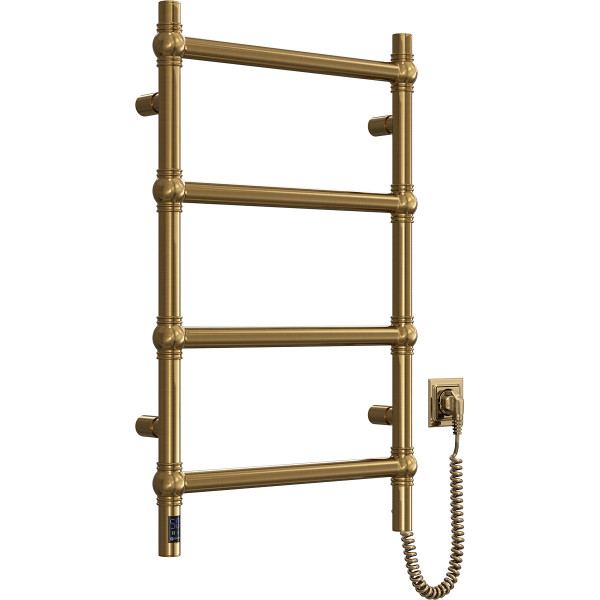 Electric heated towel rail Retro 500x800 Sensor, right, bronze