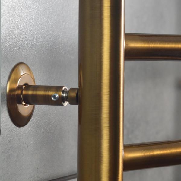 Electric heated towel rail NAVIN Camellia 480x800 Sensor right bronze