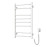 Heated towel rail Blues 480x800 right