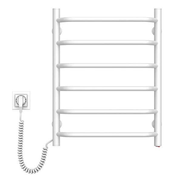 Electric heated towel rail NAVIN Blues 480x600 left