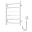 Heated towel rail Camellia 480x600 right