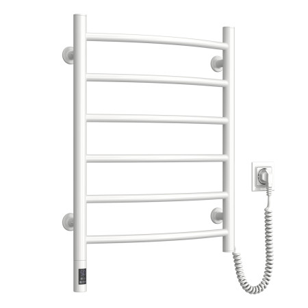 Heated towel rail Camellia 480x600 Sensor right with timer