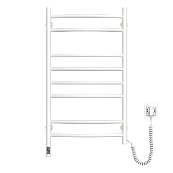 Electric heated towel rail NAVIN Camellia 480x800 right sensor with timer