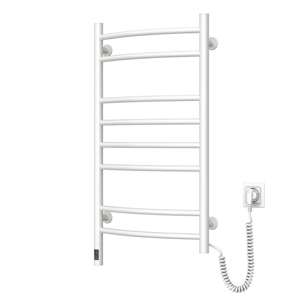 Electric heated towel rail NAVIN Camellia 480x800 right sensor with timer