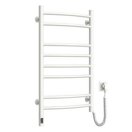 Heated towel rail Camellia 480x800 Sensor right with timer