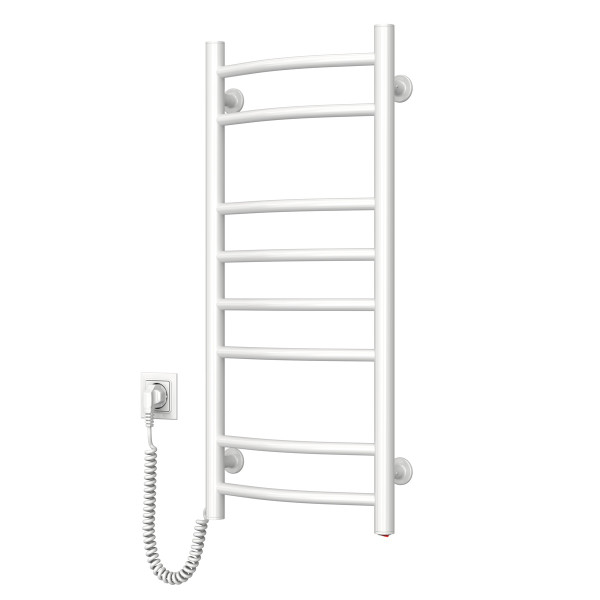 Electric heated towel rail NAVIN Camellia 360x800 left