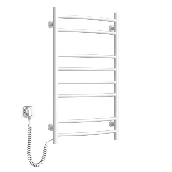 Electric heated towel rail NAVIN Camellia 480x800 left