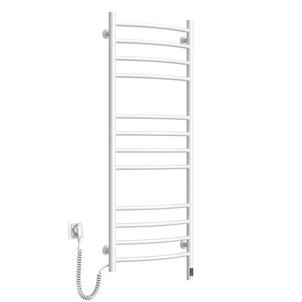 Electric heated towel rail NAVIN Camellia 480x1200 left sensor with timer