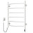 Heated towel rail Camellia 480x600 Sensor left with timer