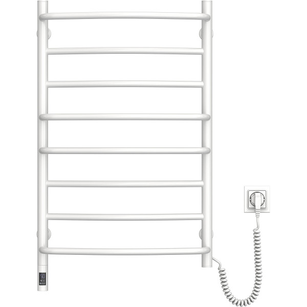 Electric heated towel rail NAVIN Omega 530x800 right sensor with timer