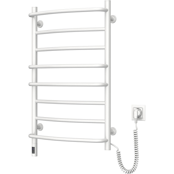 Electric heated towel rail NAVIN Omega 530x800 right sensor with timer