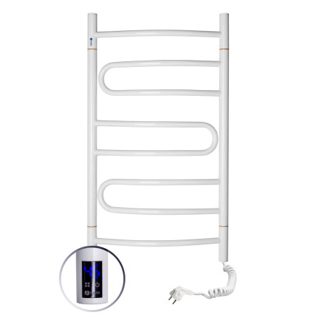 Heated towel rail Pirouette 480x800 Sensor right rotating with timer