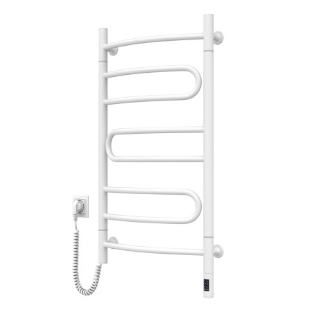 Heated towel rail Pirouette 480x800 Sensor left rotating with timer