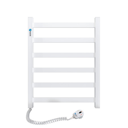 Heated towel rail Avangard 480x600 left with thermostat