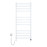 Heated towel rail Avangard 480x1200 Sensor left with timer, white