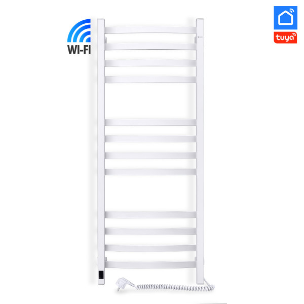 Рушникосушка електрична Navin Avalon 480х1200 Sensor з Wi-Fi права, біла
