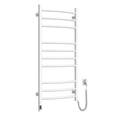 Navin heated towel rail Camellia 480x1000 Sensor right with timer, white