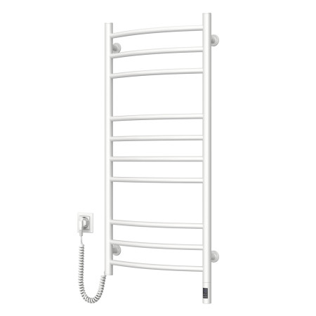 Navin heated towel rail Camellia 480x1000 Sensor left with timer, white