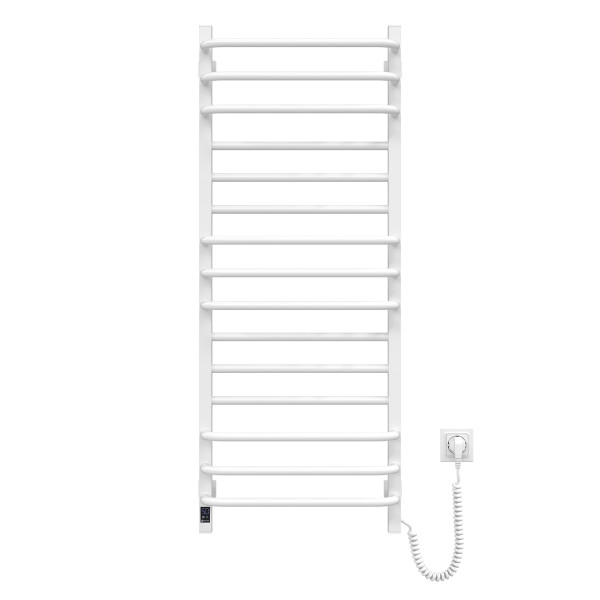 Electric heated towel rail Navin Grandis 480x1200 Sensor right-handed with timer, color - white