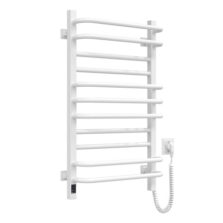 Heated towel rail Grandis 480x800 Sensor right with timer, white