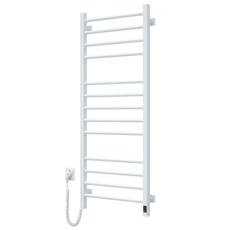 Electric heated towel rail Navin Classic Quadro 500x1200 Sensor left white