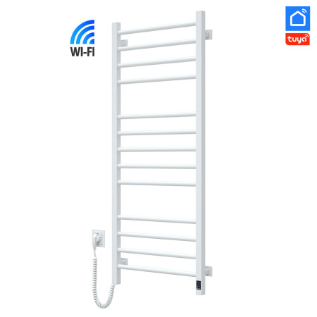 Рушникосушка Navin Класик Квадро 500х1200 Sensor з Wi-Fi, ліва, біла