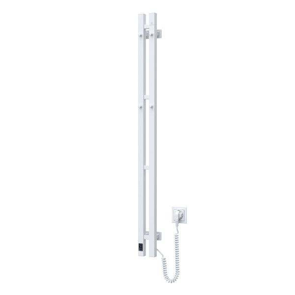 Electric heated towel rail NAVIN Silhouette Quadro 90x1200 Sensor right