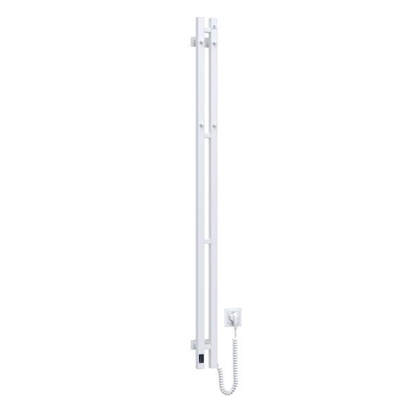 Electric heated towel rail NAVIN Silhouette Quadro 90x1500 Sensor right, white