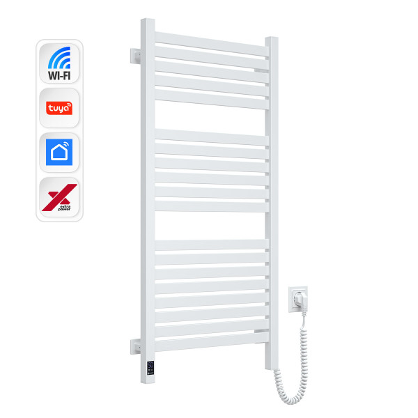 Електрична рушникосушка NAVIN Авангард X 480х1000 Sensor з WI-FI правобічна, біла