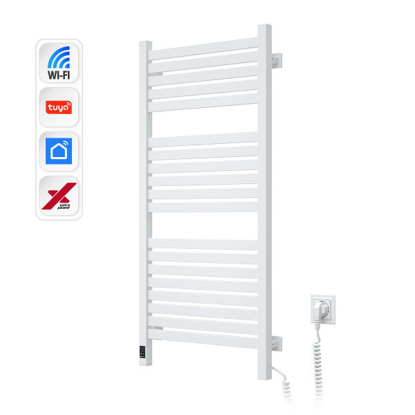Електрична рушникосушка NAVIN Авангард X 480х1000 Sensor з WI-FI правобічна, біла
