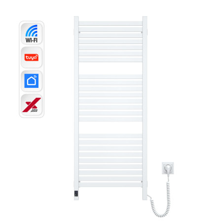 Електрична рушникосушка NAVIN Авангард X 480х1200 Sensor з WI-FI правобічна, біла
