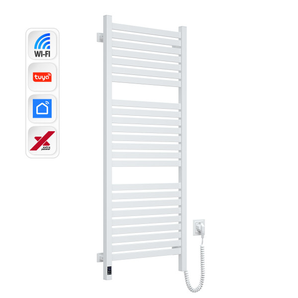 Електрична рушникосушка NAVIN Авангард X 480х1200 Sensor з WI-FI правобічна, біла