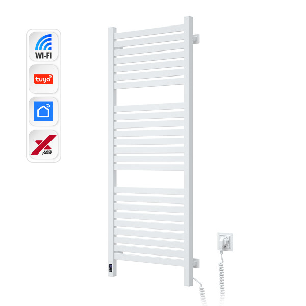 Електрична рушникосушка NAVIN Авангард X 480х1200 Sensor з WI-FI правобічна, біла