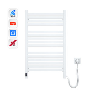 Електрична рушникосушка NAVIN Авангард X 480х800 Sensor з WI-FI правобічна, біла