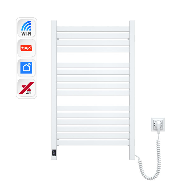 Електрична рушникосушка NAVIN Авангард X 480х800 Sensor з WI-FI правобічна, біла