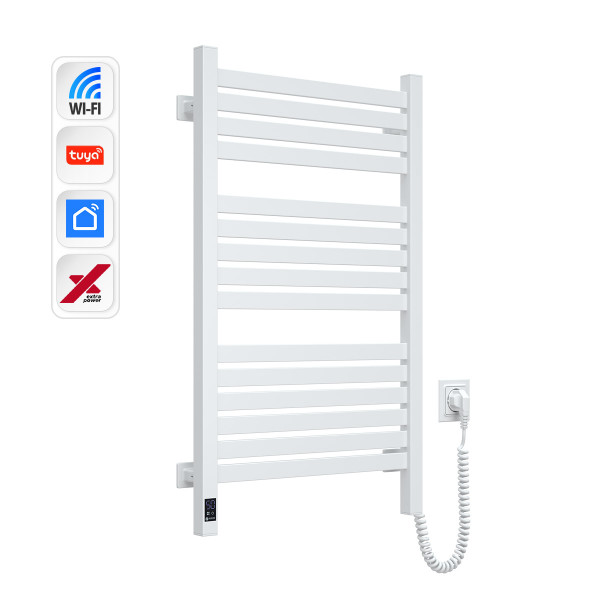 Електрична рушникосушка NAVIN Авангард X 480х800 Sensor з WI-FI правобічна, біла
