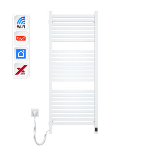 Електрична рушникосушка NAVIN Авангард X 480х1200 Sensor з WI-FI лівобічна, біла