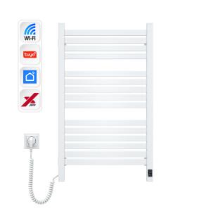 Електрична рушникосушка NAVIN Авангард X 480х800 Sensor з WI-FI лівобічна, біла