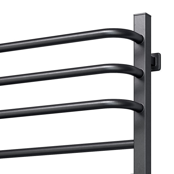 Electric heated towel rail Navin Grandis 480x1200 Sensor right-handed with timer, color - black moire