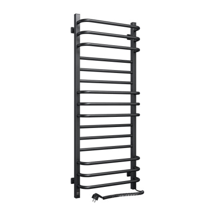 Electric heated towel rail Navin Grandis 480x1200 Sensor with Wi-Fi right , black moire