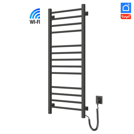 Рушникосушка Navin Класик Квадро 500х1200 Sensor з Wi-Fi, права, чорний муар