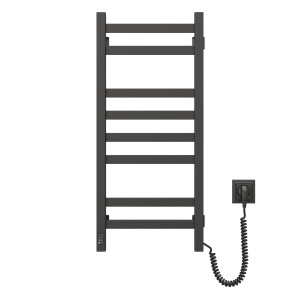 Рушникосушка Авангард 360х800 Sensor правобічна з таймером, чорний муар