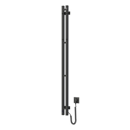 Heated towel rail Navin Silhouette Quadro 90x1500 Sensor right, black moire