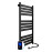 Heated towel rail Largo 500x1200 Sensor right with timer, black moire