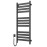 Heated towel rail Largo 500x1200 Sensor left with timer, black moire