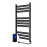 Heated towel rail Ellipse 500x1000 Sensor right with timer, black moire