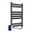 Heated towel rail Ellipse 500x800 Sensor right, black moire