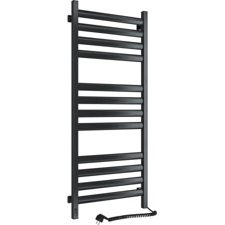 Полотенцесушитель электрический NAVIN Ellipse 500х1200 Sensor с Wi-Fi правый, черный муар