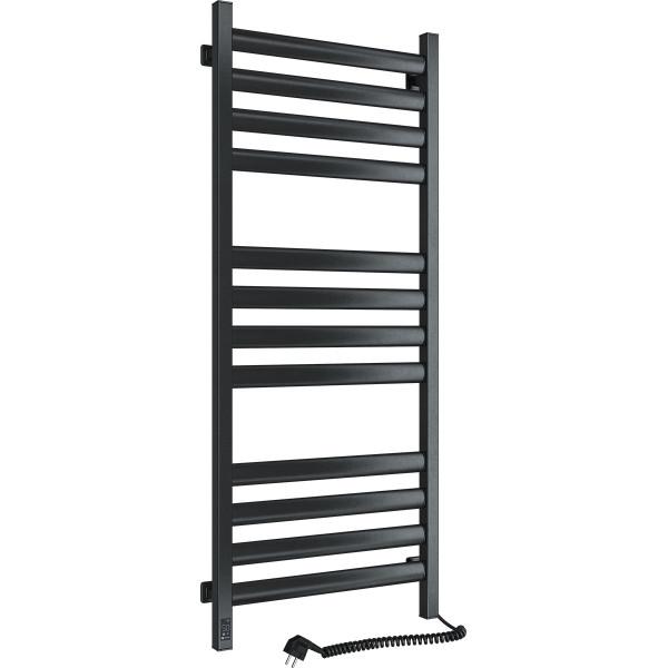 Рушникосушка електрична NAVIN Ellipse 500х1200 Sensor з Wi-Fi права, чорний муар